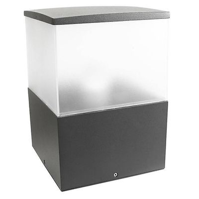 LEDS-C4 Lighting Cubik E27 1 Lys Medium Udendørs Pullert Lyse Urban Grey IP54