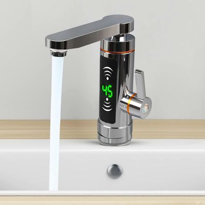 Sähköinen hetkellinen vedenlämmitin - Kuumavesihana - 30-60 C - 220 V - Hetkellisellä vedenlämmittimellä - LED-digitaalinen näyttö - 360 pyörivä sähkö
