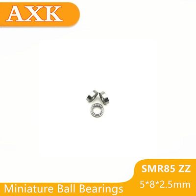 Real Top Fashion Smr85zz Abec-3 (10stk) 5x8x2,5 mm rustfrit stål miniature Smr85 Zz kuglelejer Smr85-zz