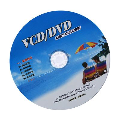 Sinknap VCD DVD-spiller Lens Cleaner støv Dirt fjerning Rengjøring Fluid Disc Restore Kit