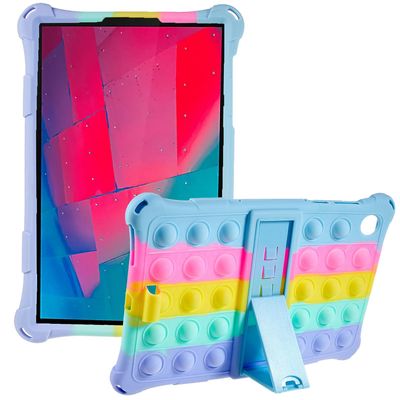 Lenovo Tab M10 HD Gen 2 Tb-x306x Push Fidget Sensory Lelu Tablet Case Bubble Pop iskunkestävä kansi PC-jalustalla Värikäs vauvansininen