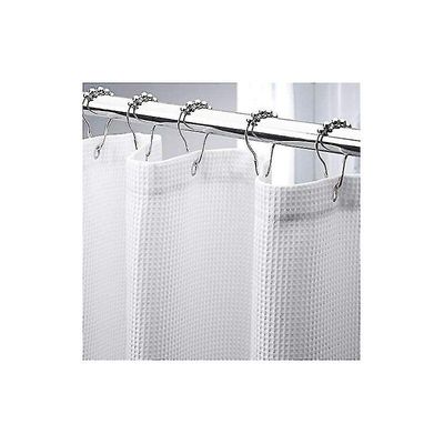 180 * 210cm erittäin pitkä vohvelisuihkuverho, raskaat kangassuihkuverhot vohvelikudoksella hotelli laadukkaat kylpyhuoneen suihkuverhot