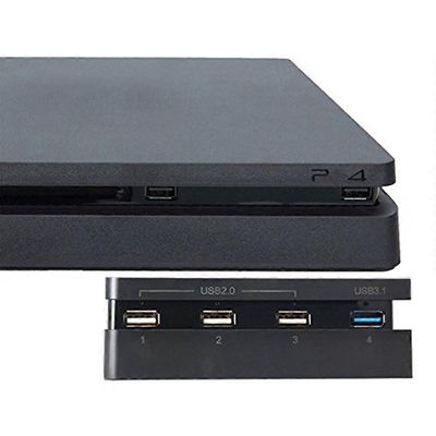 USB-keskitin PS4 Slimille - 4-porttinen USB-latausaseman sovitin