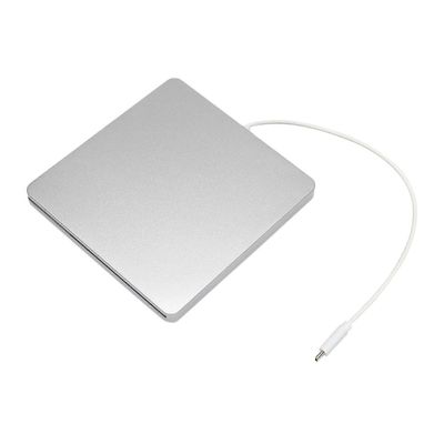 USB-C Superdrive DVD CD-asema Ulkoinen uudelleenkirjoittaja Type-c DVD / CD-poltin Kannettava DVD-asema Tuki Windo hopeanmusta
