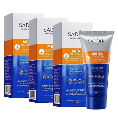 3x Kivuttomat Miehet Pysyvä karvanpoistovoide Geeli Karvanpoisto Kainaloiden estäjä Kauneus Terveys Valkaisu Jalat Kädet Rintakehän kasvu