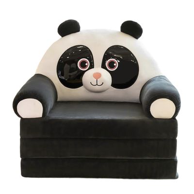 Lasten sohvatuoli Mukava taitettava taaperon sohva taitettava taaperon sohva suuri leikkihuoneisiin tai makuuhuoneeseen 2-8-vuotiaat panda