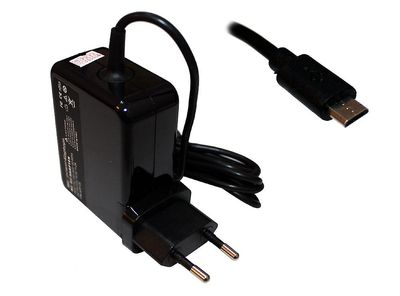 Power4Laptops Lenovo YOGA Book YB1-X91F-kompatibel tabletstrømadapteroplader med indbygget EU-stik