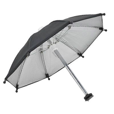 Hislaves DSLR Kamera Paraply Universal Hot Shoe Cover Fotografi Tillbehör Kamera Solskydd Rainy Holder Svart