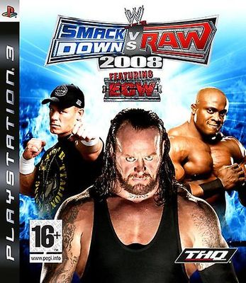 Sony SmackDown Vs Raw 2008 (PS3) - Uusi & Sealed