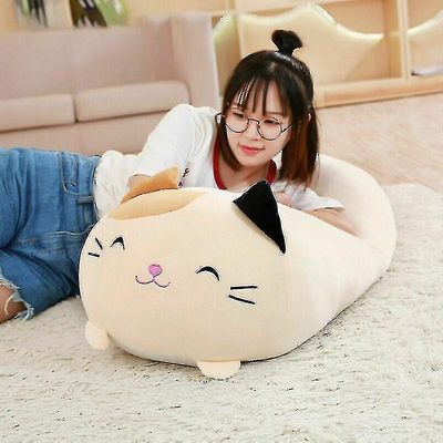 Kissa pehmeä squishy pullea sarjakuvatyyny 90CM