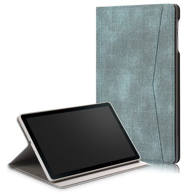 Support Insert Pocket Holster Tpu Soft Shell Samsung Tab A 10.1 T510 / T515 suojakansi Vihreä