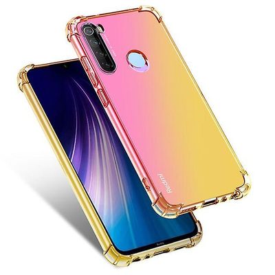 AIR Smuk stødsikker TPU-taske med airbag til Xiaomi Mi 8 Lite - lyserødt guld