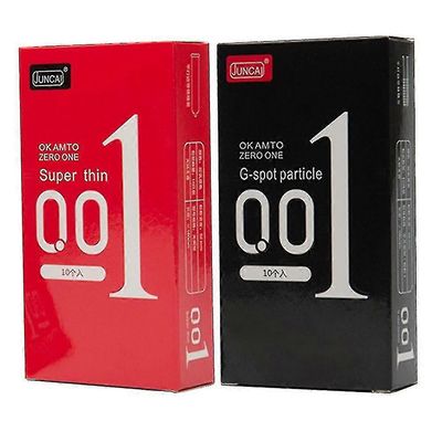 Smggv 10kpl 0.01mm Super Im Seksikäs Näkymätön Erittäin ohut voidellut kondomit Musta