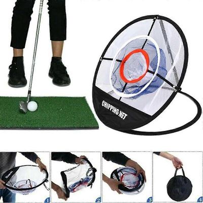 Kannettava golf net chipping pop-up golf harjoitus net golf harjoitusverkko itseharjoitteluun