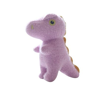 Yunshu 7.8in Super Soft Dinosaur Plys Doll Cartoon Udstoppet Animal Legetøj lilla