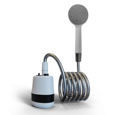 Kannettava suihku Camping Ulkosuihku Kädessä pidettävä sähköinen suihku Paristokäyttöinen Kompakti kädessä pidettävä ladattava retkeilysuihku-yu Musta