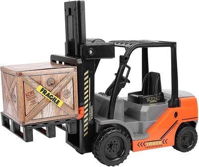 1:12 Vaakatrukkimalli tekninen ajoneuvo leluhaarukkapinoaja lelu kuorma-auto keräilylahja lapsille