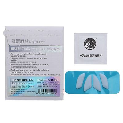 1Pakkaus Finalmouse Cape Town Ul2 Hiiriluistimet Hiiret Päivitys Tiger Pelijalat
