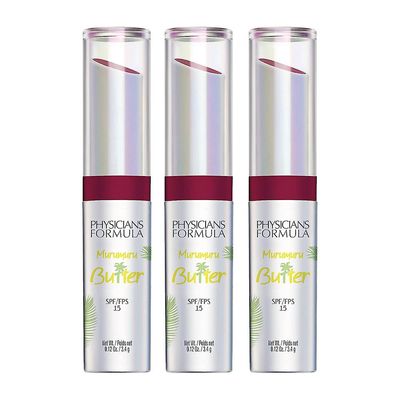 Physicians Formula 3 x lääkäreiden kaava Murumuru Voi huulivoide SPF 15 3.4g - Acai Berry