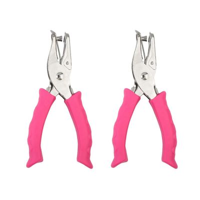 Yhden reiän paperin rei'itystyynykahva kädessä pidettävä ympyrän rei'itys päivittäiseen käyttöön DIY Art Craft löysä lehti 8 arkkia kapasiteetti va...