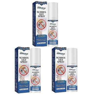 Päätäiden hoitosuihke Nopeasti vaikuttava syyhy ja punkkien poisto Rauhoittava kutinaa ehkäisevä hiusten ja päänahan hoito 3 kpl