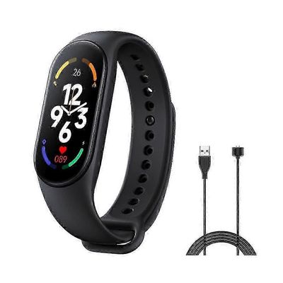 Mi Band 7 älykäs rannekoru kello Fitness Tracker Urheilu Smartband verenpainemittari Ranneke Smart Band päivitetty versio musta