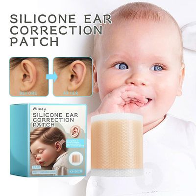 Frusde Baby Soft Pustende silikon øret Correctors Tape, Baby Auricle Valgus Correction Patch For Child Infant Baby Ear Correction 1 stk.