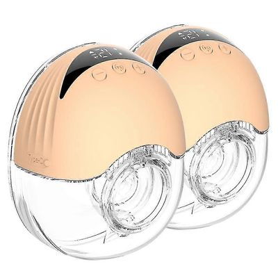 2kpl handsfree-rintapumppu puettava sähköinen rintapumppu kevyt led-näytöllä 4 tilaa &; 12 zekai vihreä 1-Pack