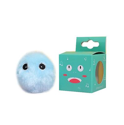 Yunshu Cat Legetøj knirkende Ball Cat driller Træning Throw Legetøj Ball BLÅ fuzzy