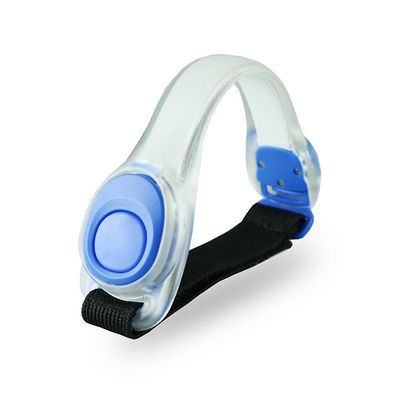 Besser Led Armbånd Silikone Justerbar Lysende Armbånd HåndledsbælteRem Til Udendørs Blåt lys 2pcs