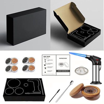 Cocktail Smoker Kit med flis for whisky, ost og smak drikke røyker