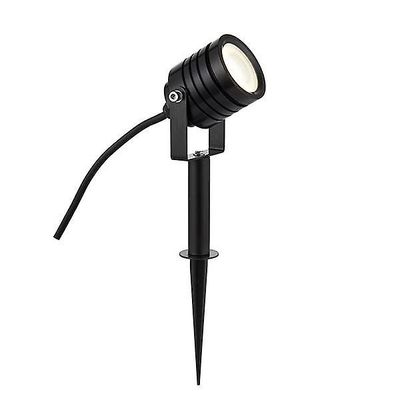Saxby Lighting (Poole) Luminatra Integreret LED 1 Lys Udendørs Spike Light Sort Anodiseret, Matteret IP65