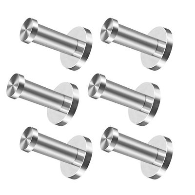 6X takki koukut vaatekaapin koukut RUOSTUMATON TERÄS seinäkoukut takki koukut vaatekaappi