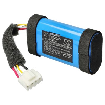 vhbw-akku, joka on yhteensopiva JBL Link Portable-, Flip 5 Ocean-, Flip 5 Eco- FLIP5WHTAM-kaiutinkaiuttimien kanssa (6800 mAh, 3.7 V, Li-Ion) ilman...