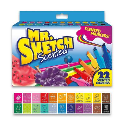 Mr. Sketch tuoksuvat taltan kärkimerkit, 22 kpl
