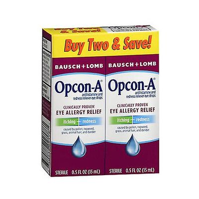 Bausch & Lomb Bausch + Lomb Opcon-A silmäallergian lievityspisarat, 1 oz (1 kpl pakkaus)