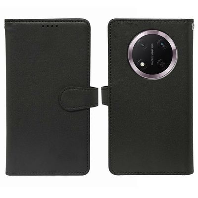 varten Honor Magic7 Lite 5G Kotelo 9 korttipaikalla PU nahkateline puhelimen kansi - musta Monivärinen Black