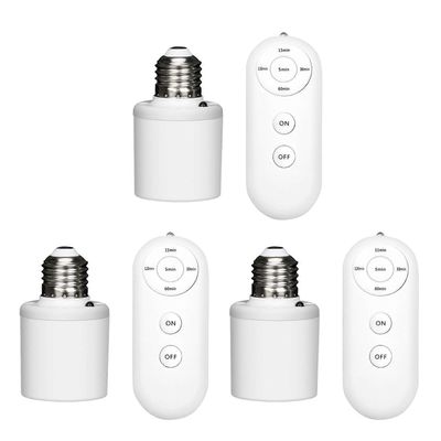 Langaton kaukosäädin Hehkulampun pohja Energiansäästö kotiin 3pcs