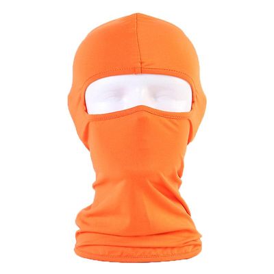Varychmoo Ski Balaclava Fuld ansigtsmasker Cykler Motorcykel Hjelm Snood Hals Varmere Orange