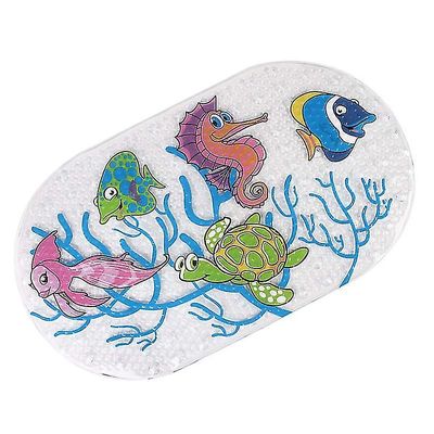 Cartoon Anti-slip Mat Badeværelse Badekar Pad Til Baby Toddler Kids A