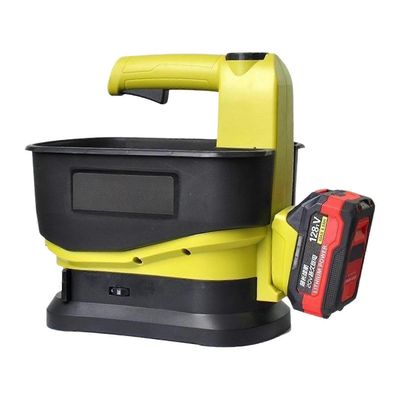 Kädessä pidettävä levitin uudelleenkäytettävä 6 tason säätönopeuden sähköinen lannoitteenlevitin