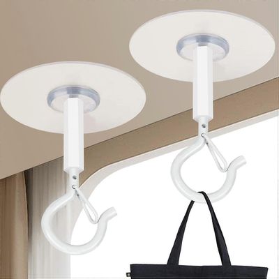 unbrand Liimakattokoukut, 4 kpl erittäin raskas tikku koukkuissa roikkuville kasveille, valoille, tuulikelloille, lyhtylle, vahvalle poramattomalle...