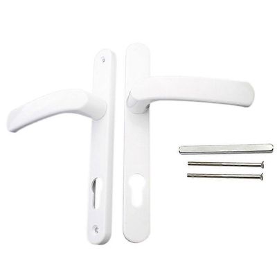 Alumiiniseoksesta valmistettu ovenkahva vipupaneeli pitkä levy sisäänkäynnin huoneen ovenkahva Valkoinen Type 85 ylös ja alas