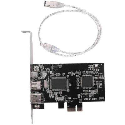 pcie firewire -kortti Windows 10: lle, IEEE 1394 PCI -ohjain 4 porttia (3 x 6 nastaa ja 1 x 4 nastaa), firewire TY