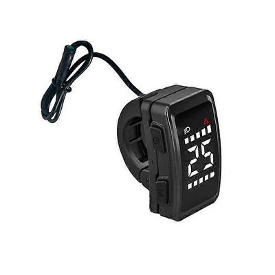 E-Bike DZ40 -näyttö BBS01/02 HD Mid -moottorille, ABS musta LCD-paneeli