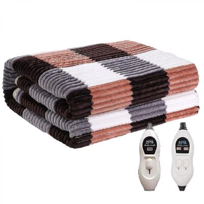 Tianzun Full størrelse 59x31 tommers elektrisk kaste teppe oppvarmet teppe vaskbar myk oppvarmet kaste teppe rask oppvarming (59 "x 31")