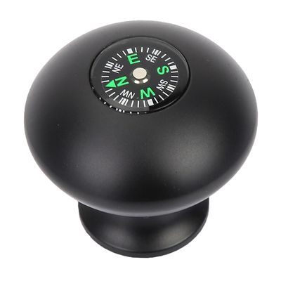 Ulkona yleinen vaellussauvakeppi monopod-jalustan pään kahvanuppi kompassilla