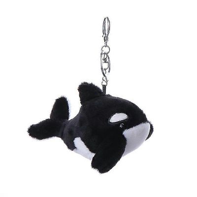 Jkw Marine Animal -sarjan avaimenperä Pehmo Nukke Valas Avaimenperä Reppu Charms Decor Toy Killer Whale