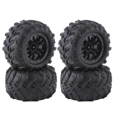4kpl 6034 12mmHex luistonesto kumirengas SCY 16101 PRO 16102 PRO Upgrade 1/16 RC Monster Truck Wh Musta
