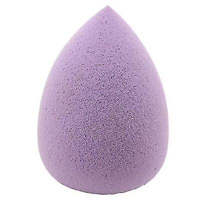 Zhuopai Hydrofil latex makeup æg, våd og tør svamp puff lilla